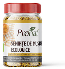 Seminte de mustar bio, 180g Pronat