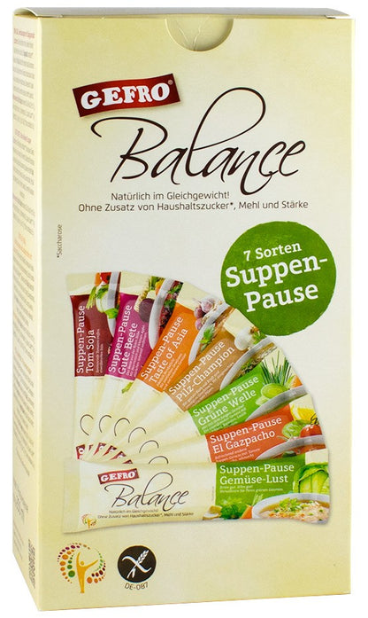 Set de 7 supe, 7x250ml Gefro