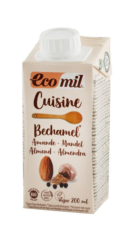 Sos bio bechamel pe baza de migdale, 200ml Ecomil Cuisine