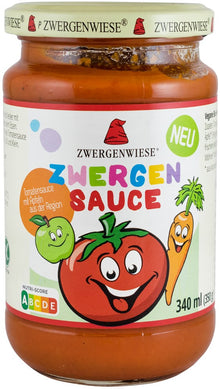 Sos bio de rosii cu mere Zwergen Sauce, 350g Zwergenwiese