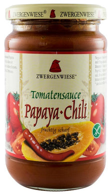 Sos bio de rosii cu papaya-chili, 340g Zwergenwiese