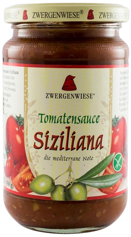 Sos bio de rosii sicilian 340g Zwergenwiese