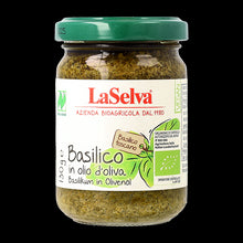 Busuioc bio in ulei de masline, 130g LaSelva