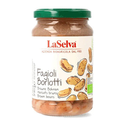 Fasole bio Borlotti fiarta, 340g LaSelva