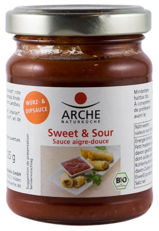 Sos bio dulce-acrisor, 125g Arche