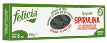 Spaghetti bio din faina de orez integral si spirulina, 250g Felicia