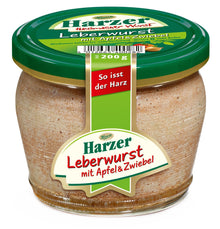 Specialitate din carne de porc, cu ficat, mere și ceapa, 200g Harzer