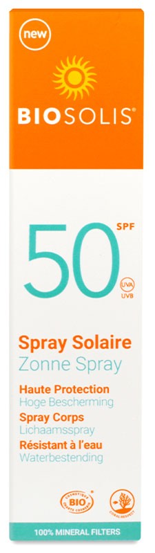 Spray de soare cu protectie solara, SPF 50, 100 ml Biosolis