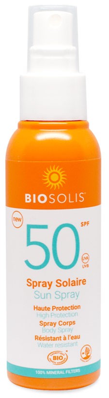 Spray de soare cu protectie solara, SPF 50, 100 ml Biosolis