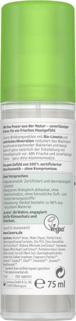 Spray deodorant bio Refresh, 75ml Lavera