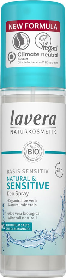 Spray deodorant bio Sensitive, 75ml Lavera