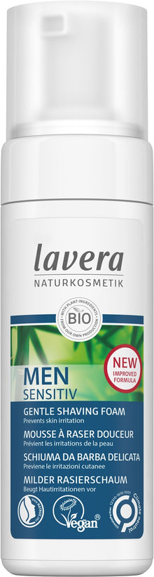 Spuma de ras bio cu bambus si aloe vera Men Sensitiv, 150ml Lavera Naturkosmetik