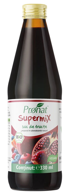 Suc bio de fructe Supermix, 330ml Medicura