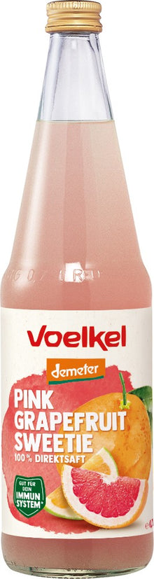 Suc bio de grapefruit roz, 700ml Voelkel