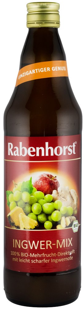 Suc bio Multifruct cu ghimbir, 750ml Rabenhorst