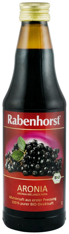 Suc bio pur de aronia, 330ml Rabenhorst