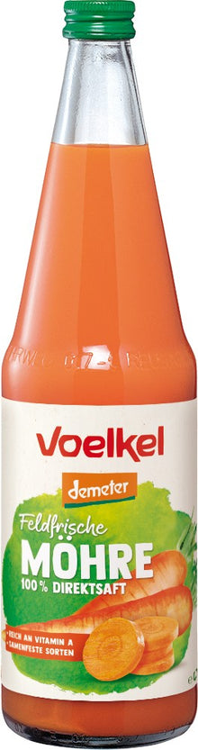 Suc bio si demeter de morcovi, proaspat presat, 700ml Voelkel