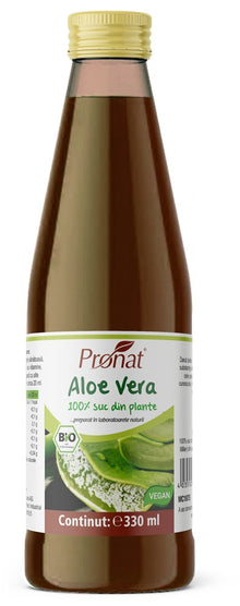 Suc de aloe vera 100%, bio, 330ml Medicura