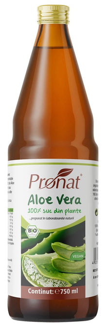 Suc de aloe vera 100%, bio, 750ml Medicura