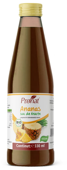 Suc de ananas 100%, bio, 330ml Medicura