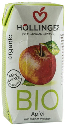 Suc de mere bio cu pai Hollinger, 200ml Hollinger