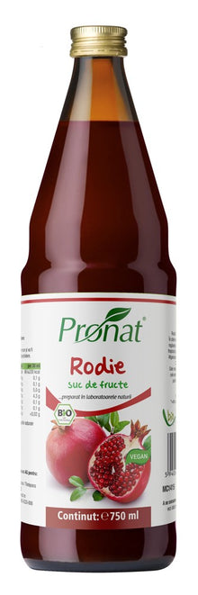 Suc de rodie 100%, bio, 750ml Medicura