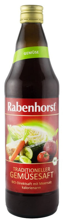 Suc pur bio de legume, 750ml Rabenhorst