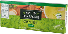 Supa bio concentrata de legume, 12 cuburi Natur Compagnie