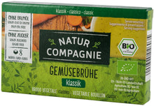 Supa bio de legume, 8 cuburi Natur Compagnie