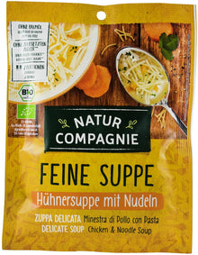 Supa bio de pui cu taitei, 40g Natur Compagnie