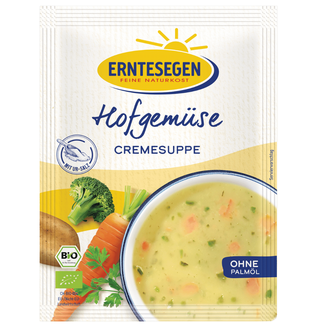 Supa crema de legume bio, 42g erntesegen