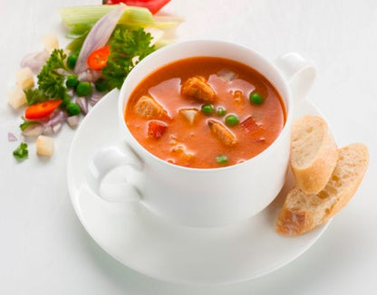 Supa Crema de somon salbatic cu legume fine de gradina, bio, 400ml Fontaine