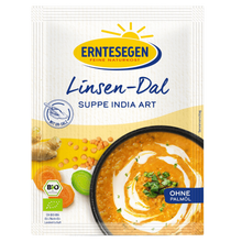 Supa de linte rosie bio in stil indian, 65g erntesegen