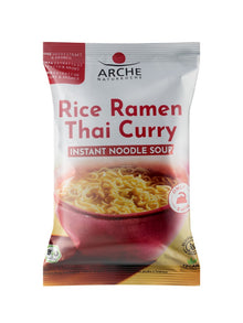 Taitei Ramen bio instant din orez Thai Curry, 72g Arche