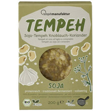 TEMPEH BIO DIN SOIA CU CORIANDRU SI USTUROI, 200G TEMPEHMANUFAKTUR