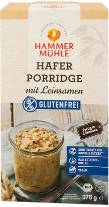 Terci bio de ovaz, fara gluten, cu seminte de in, 375g Hammer Muhle