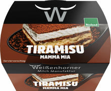 Tiramisu bio Mama mia, 100g Weisenhorner Milch Manufaktur