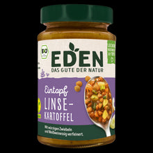 Tocana bio de cartofi si linte, 400g eden