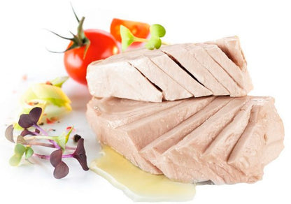 Ton alb in ulei bio de floarea soarelui presat la rece, 120g Fontaine