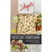 Tortellini bio cu ciuperci champignon, 250g D'angelo Pasta