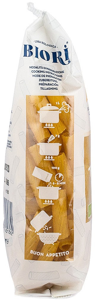 Tortiglioni bio din faina multicereale, 250g Biori