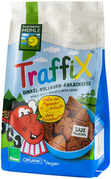 Traffix Biscuiti bio din grau spelta si cacao indulciti cu agave 125g Bohlsener Muhle