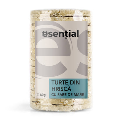 Turte din hrisca cu sare de mare, 80g Pronat