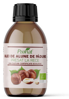 Ulei bio de alune de padure presat la rece 100ml Pronat