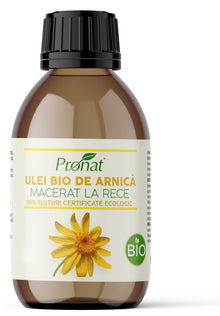 Ulei bio de arnica macerat la rece, 100ml Pronat
