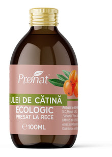 Ulei bio de catina presat la rece 100ml Pronat