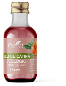 Ulei bio de catina presat la rece 30ml Pronat