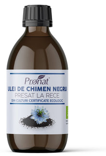 Ulei bio de chimen negru presat la rece, 250ml Pronat