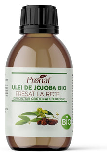 Ulei bio de jojoba presat la rece, 100ml Pronat