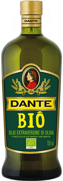 Ulei bio de masline extravirgin, 750ml Olio Dante